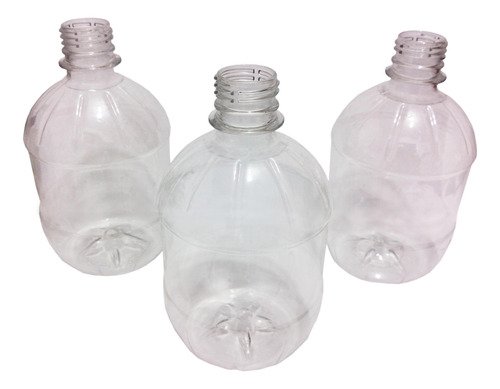 10 Frascos Plástico Cristal 500ml Tampa Difusor Varetas Cac - Imagem 2