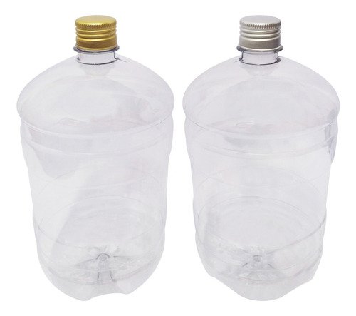 225 Frasco Plástico Cristal Pet 2l Tampa L Batoque Gro