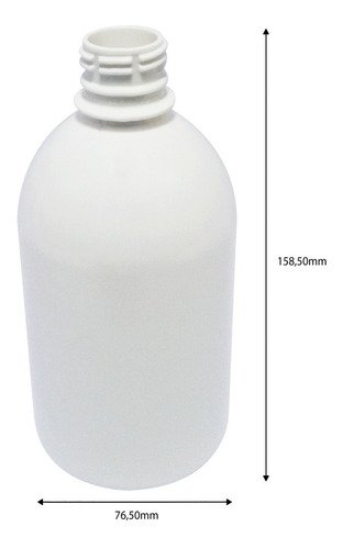 678 Frascos Plástico Branco Pet 500ml Vazios Sem Tampas Sab - Imagem 2