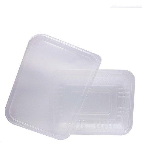 20 Marmita Fitness Incolor Freezer E Micro-ondas 700ml G302 - Imagem 3