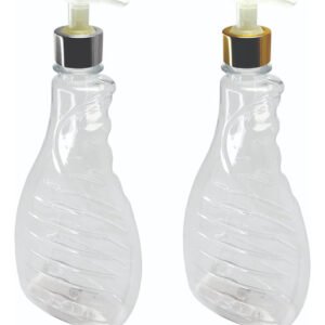 12 Frascos Plástico Cristal 500ml Válvula Bico Pato L Bor