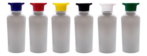 336 Frasco Plástico Branco Pet 140ml Tampa Rosca 2 Bico Aro