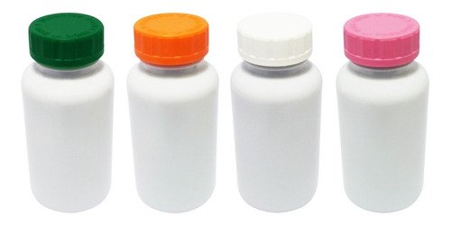 1200 Frascos Plásticos Branco Pet 240ml Com Tampa Child Sup - Imagem 2