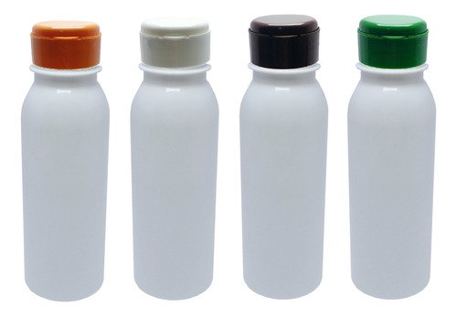 1518 Frascos Plástico Branco Pet 250ml Fliptop C/ Rosca Det - Imagem 4