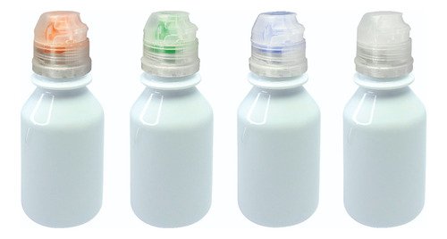 45 Frasco Plástico Branco 100ml Tampa Sport Fliptop Far - Imagem 2