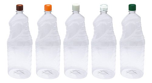 3 Frascos Cristal Pet De 2l Aromatizante Tampa Batoque Ama - Imagem 2