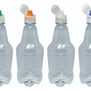 40 Frascos Cristal Pet 500ml Tampa Sport Fliptop Gr2