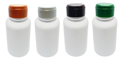 32 Frascos Plástico Branco Pet 150ml Fliptop C/ Rosca Sup - Imagem 3
