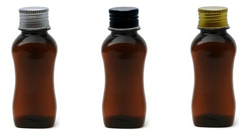 2541 Frasco Plástico Ambar Pet 120ml Tampa L Batoque Cat