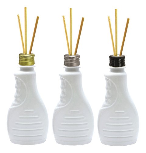 162 Frasco Plástico Branco Pet 300ml Difusor Varetas Bor