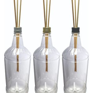 52 Frascos Plástico Cristal 2l Tampa Difusor Varetas Gr2