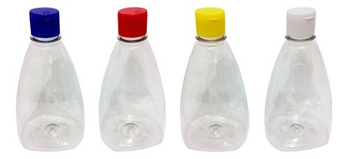 588 Frascos Plástico Cristal Pet 500ml C/ Tampa Fliptop Pir - Imagem 2