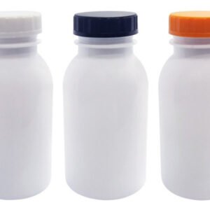 570 Frasco Plástico Branco Pet 200ml Tam Rosca S/ Lacre Det