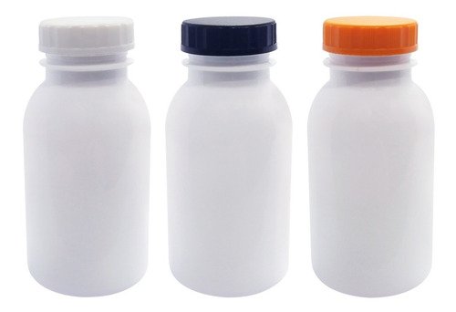 228 Frasco Plástico Branco Pet 200ml Tam Rosca S/ Lacre Det