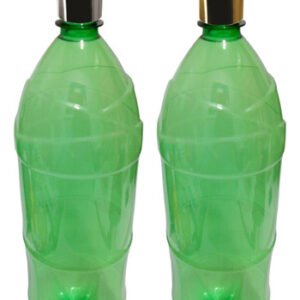 2 Frasco Plástico Verde Pet 2l Válvula Bico Pato L Ref