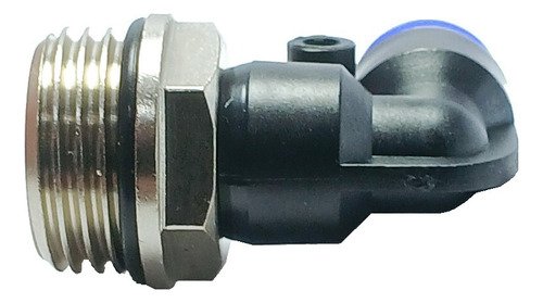 1 Conexão Pneumática Cotovelo Macho Rosca 1/2 X Tubo 8mm - Imagem 4