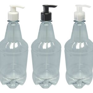 6 Frascos Plástico Cristal 750ml Válvula Bico Pato S Gr2