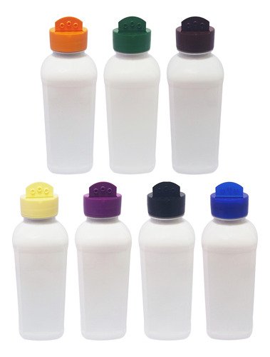 791 Frascos Plástico Branco Pet 500ml Tempero Fliptop Qua - Imagem 3