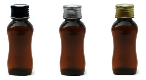 2541 Frascos Plástico Ambar Pet 120ml Difusor C/ Furo Cat