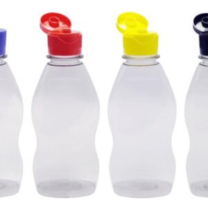 540 Frascos Plásticos Cristal Pet 190ml C/ Tampa Fliptop Mol