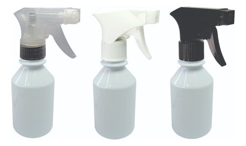 300 Frascos Plástico Branco Pet 150ml Válvula Gatilho Far
