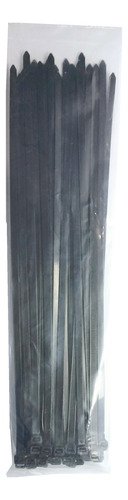 10 Pacote Abraçadeiras De Nylon Preta 7,6x400mm C/ 50 Unid - Imagem 2