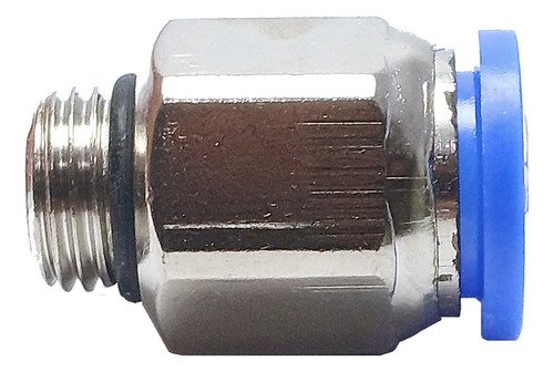 1 Conexão Pneumática Reta Macho Rosca 1/4 X Tubo 12mm
