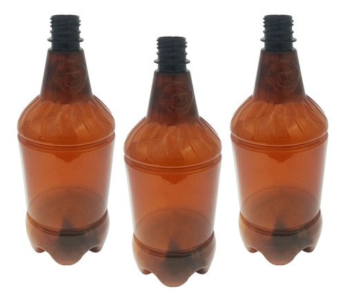 360 Frasco Plástico Âmbar Pet 1l Tampa S Batoque Gr2 - Imagem 6