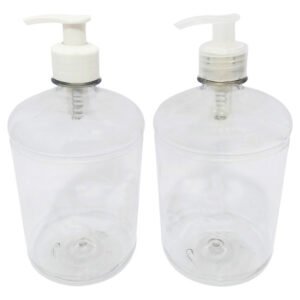 360 Frascos Plásticos Cristal 1l Válvula Bico De Pato S Sab