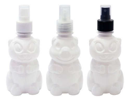 138 Frascos Plásticos Branco Pet 300ml Válvula Spray S Zoo