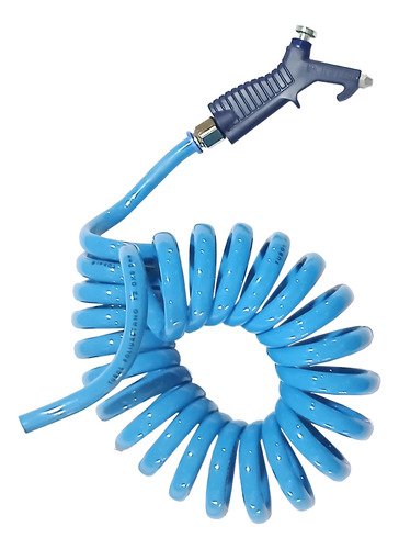 1 Bico De Sopro Limpeza Bs02 Conexão 1/4 Tubo Espira 5m 12mm