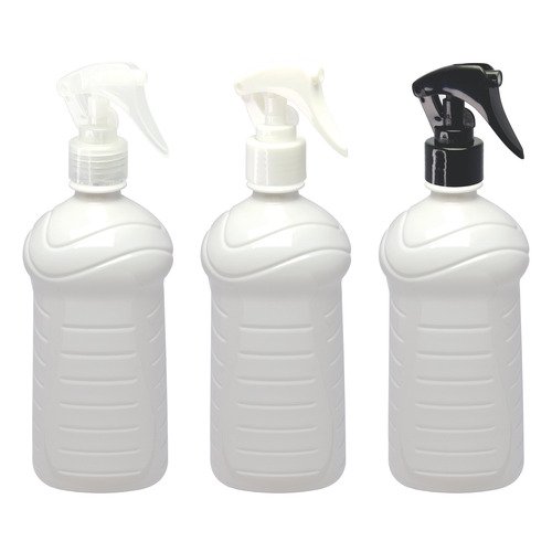 27 Frascos Plástico Branco Pet 1l Com Válv Mini Gatilho Ama