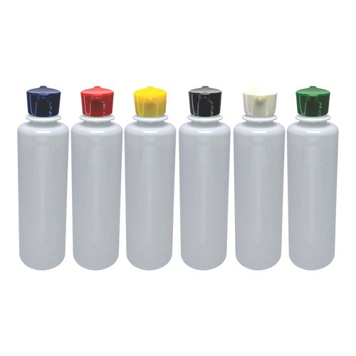 27 Frasco Plástico Branco Pet 250ml Tampa Rosca 2 Bico Cos - Imagem 2