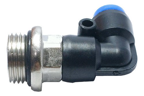 100 Conexão Pneumática Cotovelo Macho Rosca 3/8 X Tubo 6mm - Imagem 4
