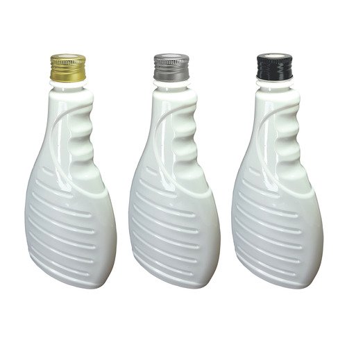 200 Frasco Plástico Branco Pet 500ml Tampa Difusor C/ F Bor