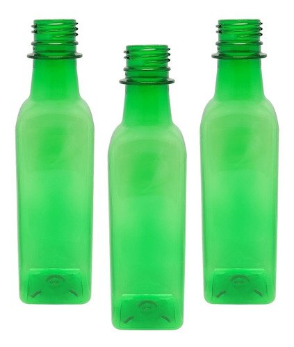 211 Frascos Plástico Verde Pet 250ml Tampa Rosca Lacre Aze - Imagem 3