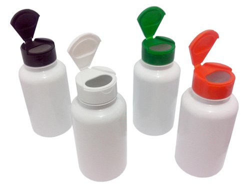 1200 Frascos Plástico Branco Pet 240ml Tampa Fliptop Cap Sup