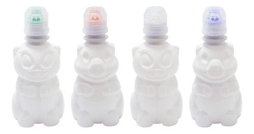 256 Frasco Plástico Branco Pet 300ml Squeeze Infantil Sport - Imagem 2
