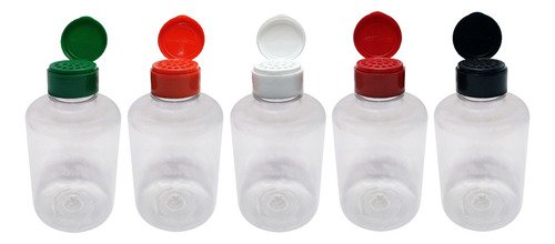 720 Frascos Plástico Cristal Pet 500ml Tampa Peneira Sup