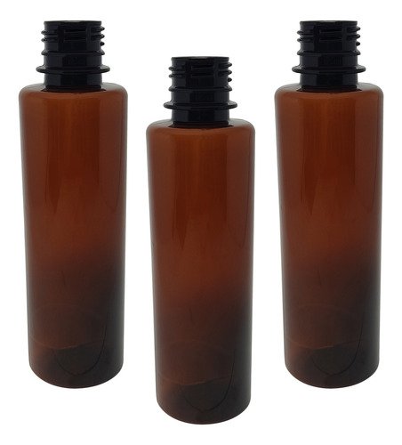 216 Frascos Plástico Âmbar Pet 250ml Com Tampa S Batoque Cos - Imagem 4