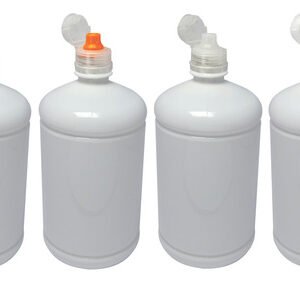 138 Frasco Plástico Branco Pet De 1l Tampa Sport Fliptop Sab