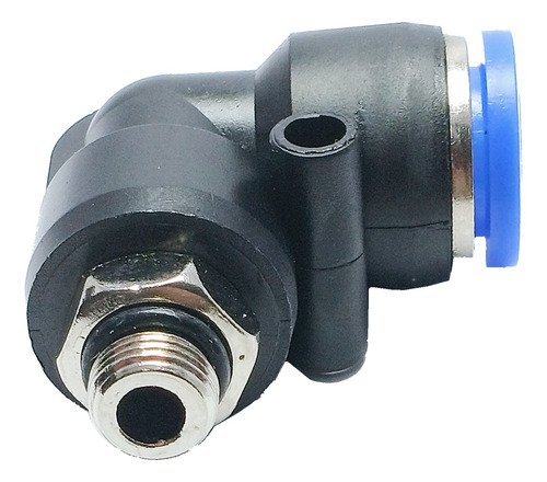 1 Conexão Pneumática Cotovelo Macho Rosca 1/8 X Tubo 12mm - Imagem 2