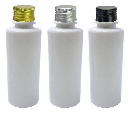 28 Frascos Plástico Branco Pet 200ml Tampa L Batoque Cos