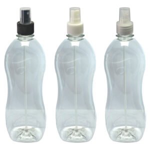 595 Frascos Plástico Cristal 750ml Com Válvula Spray S Cat