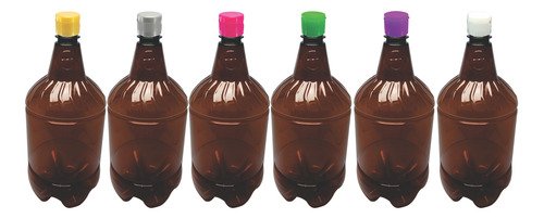 30 Frasco Plástico Âmbar Pet 1,5l Tampa Fliptop Batoque Gr2 - Imagem 4