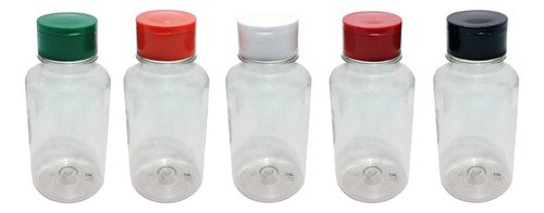 22 Frascos Plástico Cristal Pet 240ml Tampa Peneira Sup - Imagem 2