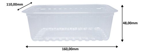 144 Marmita Fitness Incolor Freezer E Micro-ondas 500ml P500 - Imagem 4