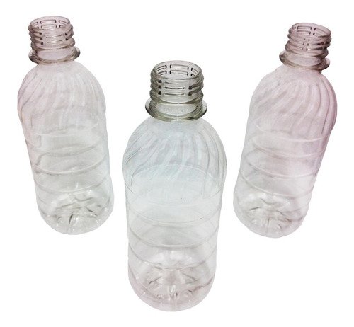 1026 Frasco Plástico Cristal Pet 330ml Batoque 12 Furos Suc - Imagem 3