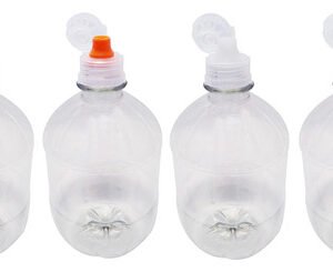 182 Frascos Cristal Pet 500ml Tampa Sport Fliptop Cac