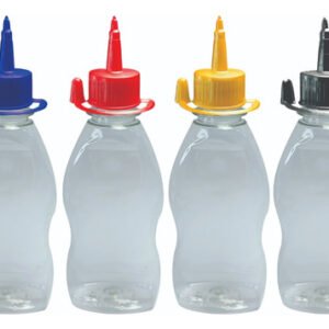 540 Frascos Cristal 190ml Pet C/ Tampa Aplicadora Mol